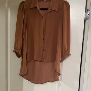 Chic Tan Women's Blouse